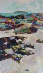 "Crescent Beach III," 36"x60," acrylic on canvas
