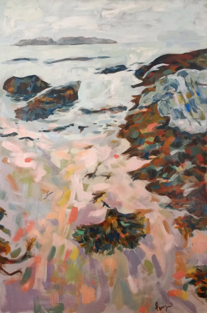 "Kettle Cove III," 36" x 54," acrylic on canvas