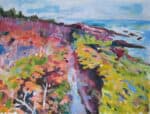 *sold "Cliff Walk, Prouts Neck II," 48"x36" acrylic on canvas